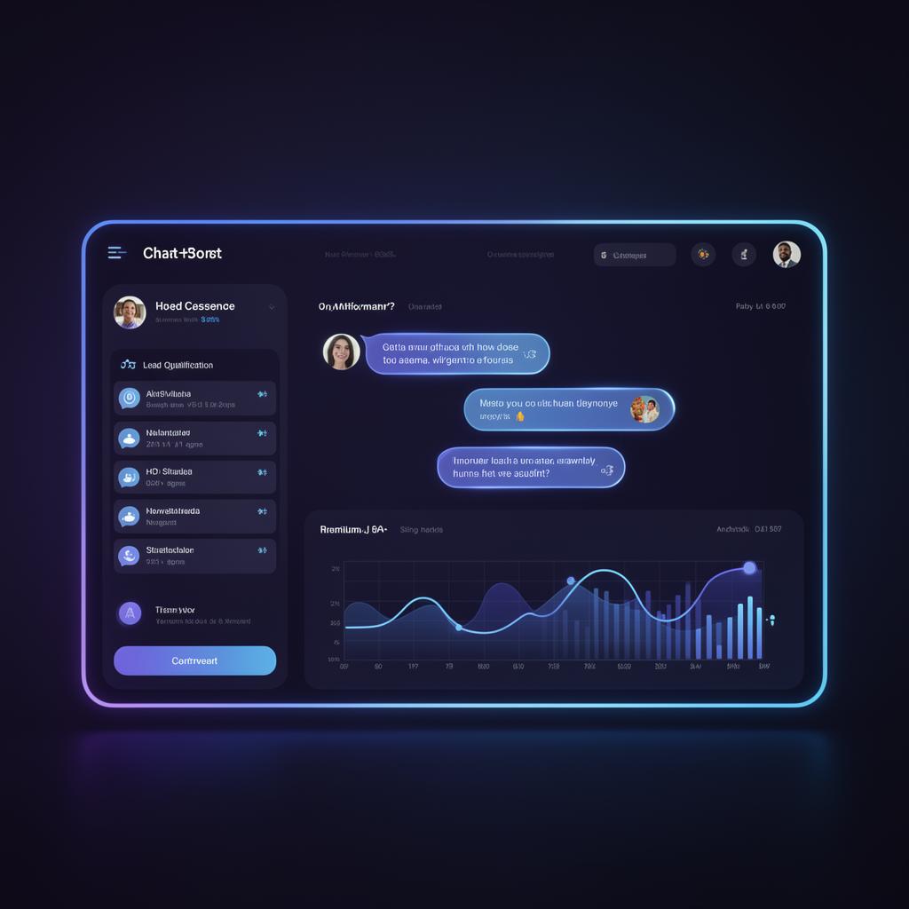 AI Receptionist interface